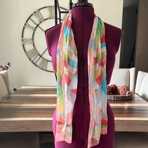 Colorful Geometric Scarf